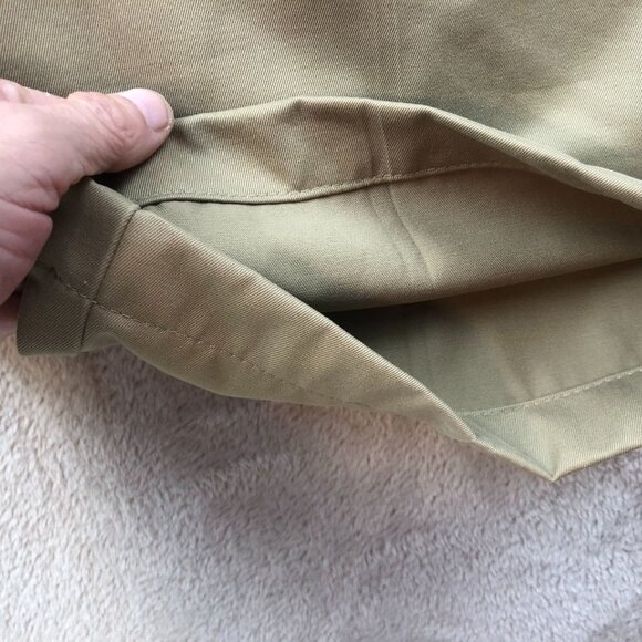 Dockers Mens Pants Size 44x30 Khaki Classic Fit Chino Straight Flat Front Tan - Picture 14 of 16